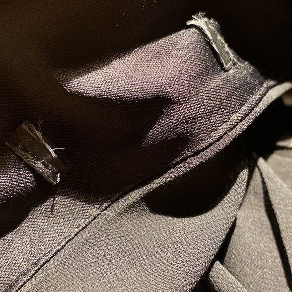 Lulus Graciously Gorgeous black one shoulder cut out long gown Small NWOT sheer - Picture 7 of 7